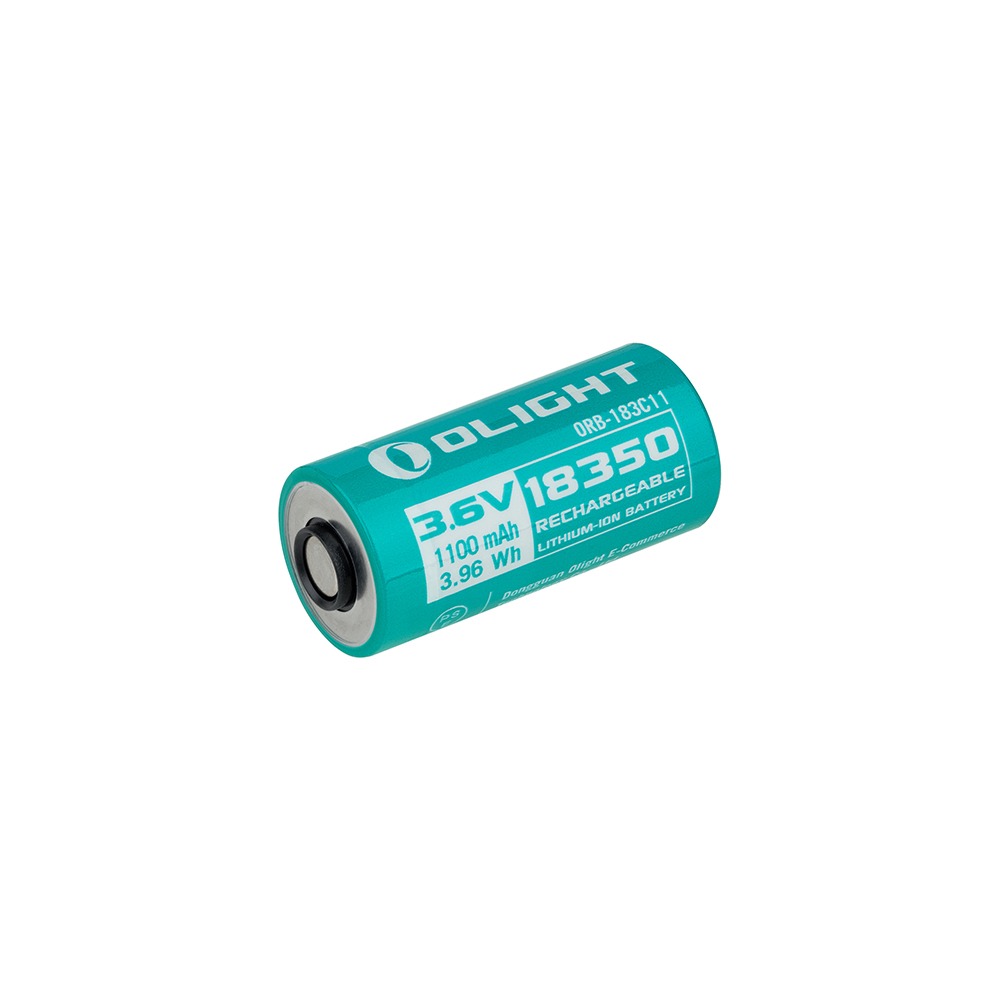 Akumulátor Olight ORB-183C11 18350 3,6 V 1 100 mAh 3,96 Wh s ochranou proti prebitiu, hlbokému vybitiu a skratu