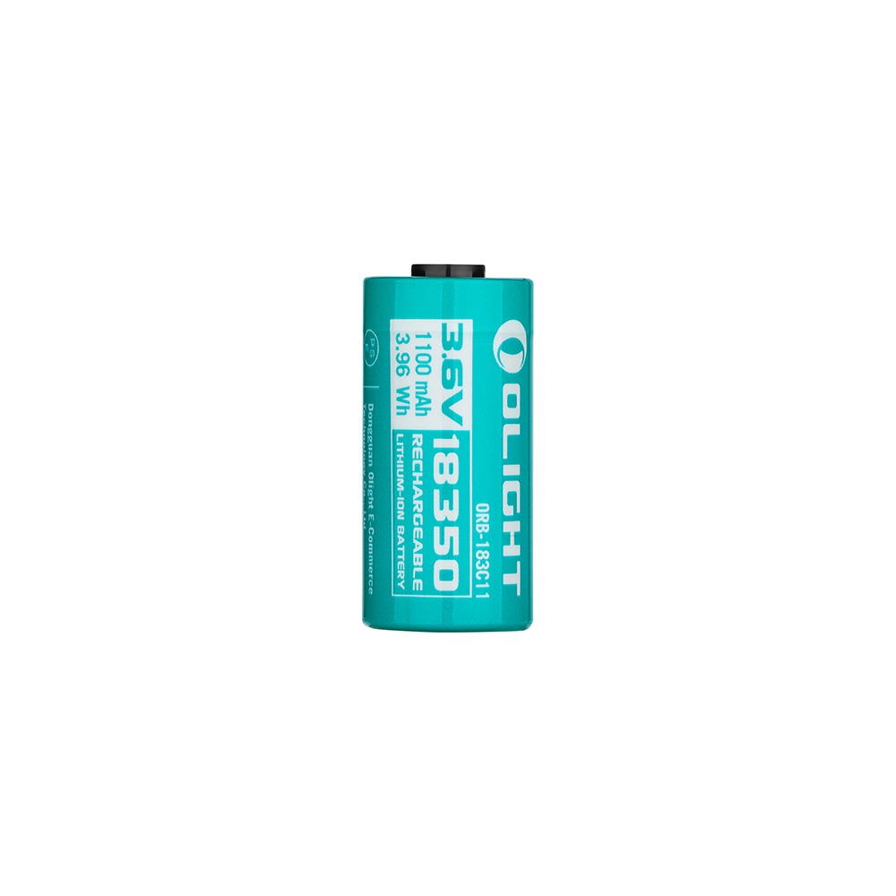 Náhradný akumulátor Olight ORB-183C11 18350 s kapacitou 1 100 mAh pre baterky Seeker 4 Mini a Warrior Nano