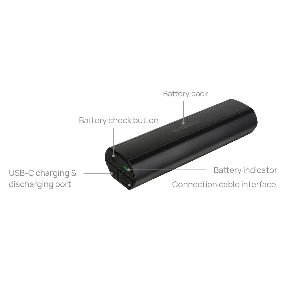 Battery pack Scoutlite MEGLE 6000 s portom USB-C, indikátorom stavu a rozhraním prepojovacieho kábla