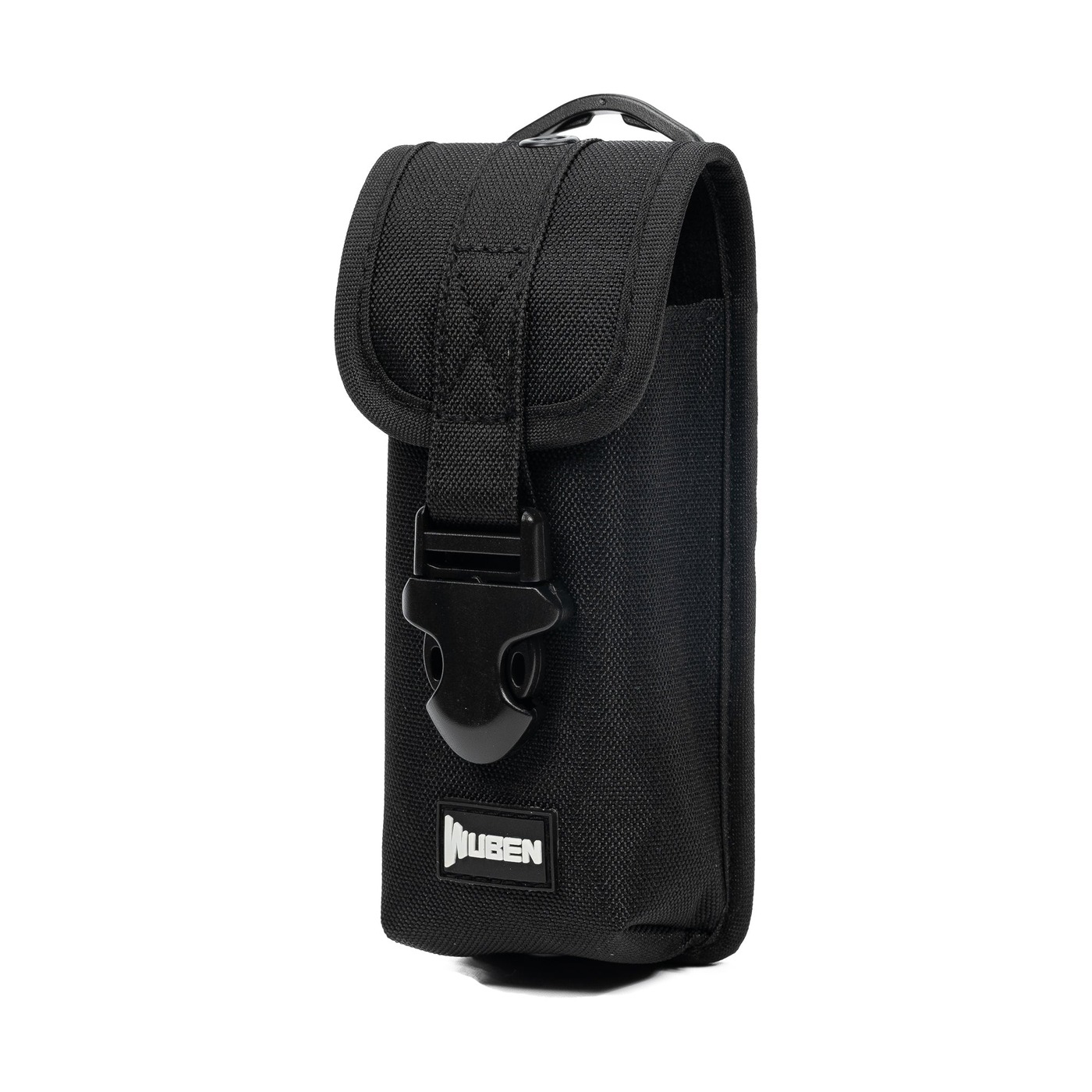 Wuben X1 Pro Belt Holster – čierne puzdro na opasok s klopou, sponou a nášivkou WUBEN