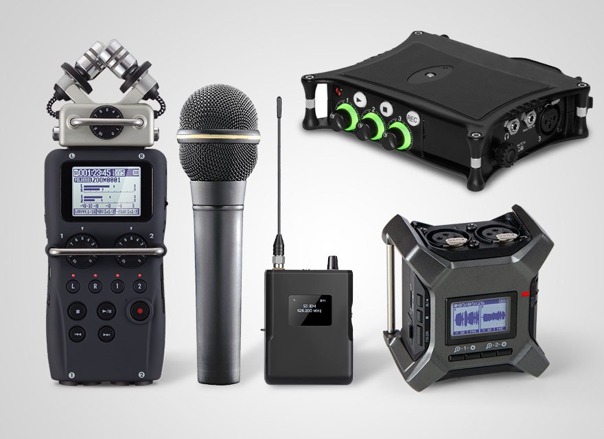 XTAR AA LR 3000 — audio technika podľa výrobcu: rekordér, mikrofón, bezdrôtový vysielač a terénne nahrávacie zariadenia