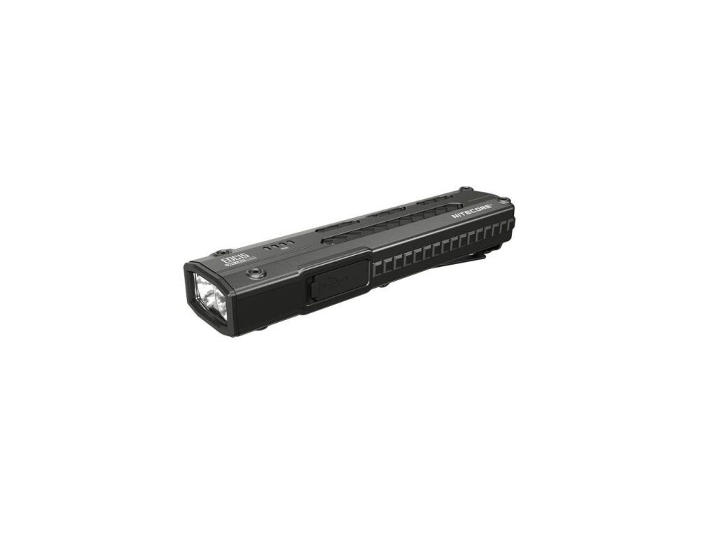NITECORE EDC15, plochá vrecková EDC baterka s dvoma reflektormi v hlave, USB-C portom pod krytkou a klipom