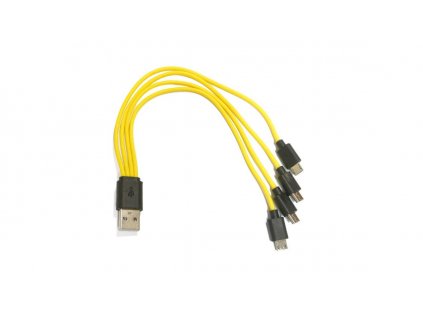 Štvoritý nabíjací micro USB kábel
