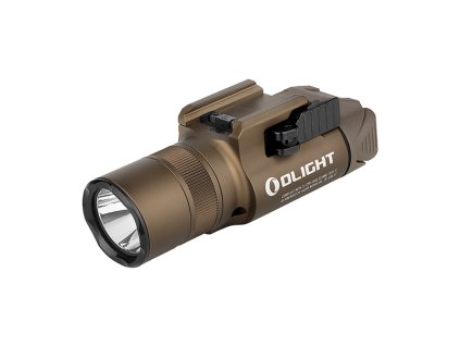 Svetlo na zbraň Olight BALDR PRO R Desert Tan 1350 lm – zelený laser