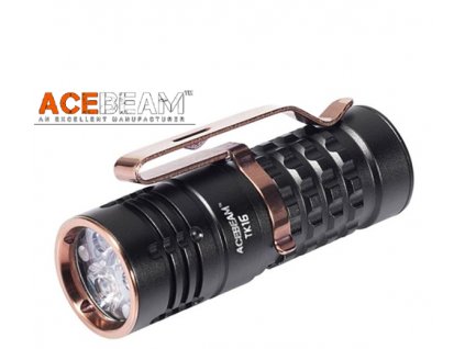 LED Baterka Acebeam TK16 AL + Li-ion IMR16340 550mAh - Čierna