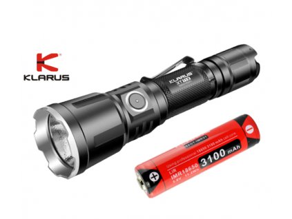 LED Baterka Klarus - XT11X+Li-ion aku. IMR 3100mAh - USB nabíjateľný, Praktik Set