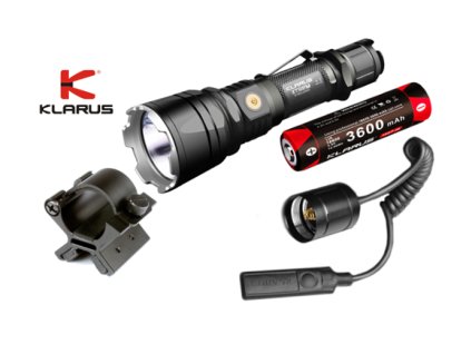 LED Baterka Klarus - XT12GT, USB nabíjateľný, Full Set