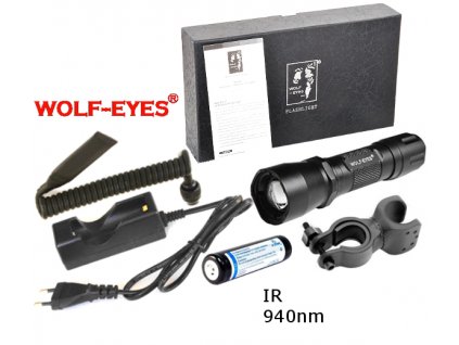 Prisvit k nočnému videniu Wolf-Eyes Defender III IR-940nm Full Set