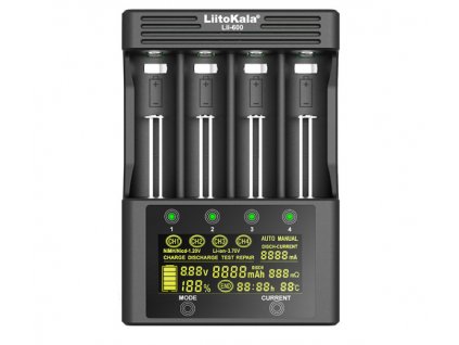 Diagnostická nabíjačka LiitoKala LII-600 (Li-Ion a NiMH)