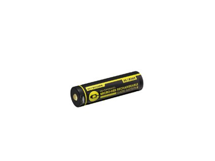 NITECORE NL1826R 18650 2600mAh Li-ion 3,7V 9.62Wh Micro-USB charging port