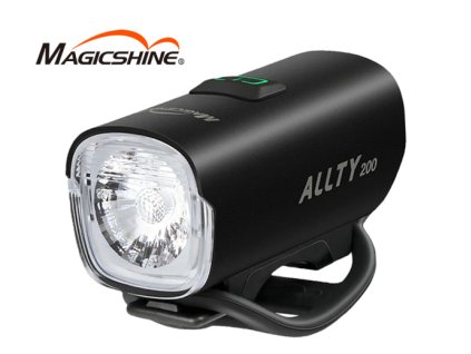 LED bicyklové svietidlo Magicshine ALLTY 200, 200lm, vstavaný Li-ion aku. 900mAh, USB nabíjateľné