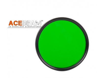 Acebeam FR60 filter z tvrdeného hliníka pre LED baterku T27 - Zelený