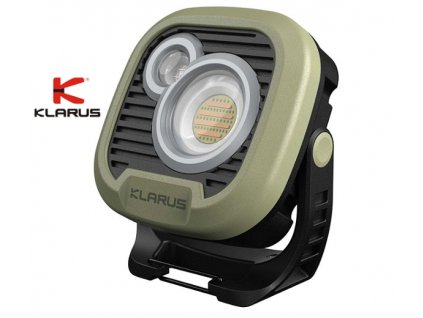 Pracovné/ kempingové LED svetlo a powerbanka Klarus WL3 - Zelená