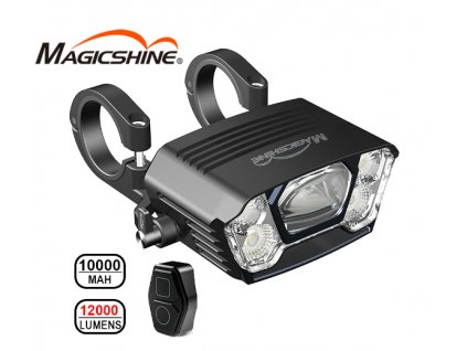 LED bicyklové svietidlo Magicshine Monteer 12000lm s diaľkovým ovládaním + externý USB nabíjací Li-ion batériový pack 10000mAh 7,2V