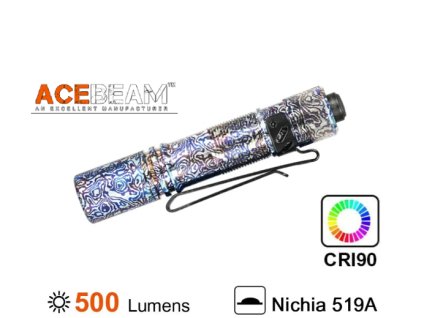 LED baterka Acebeam Pokelit AA Ti, USB-C nabíjateľný Li-ion 14500 920mAh 3,7V-Titánium