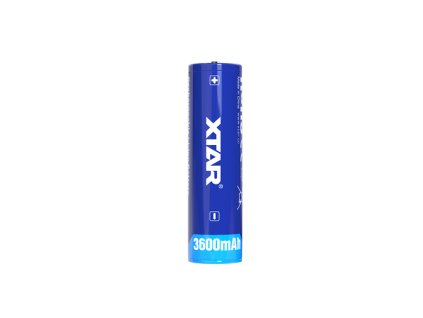 Nabíjací akumulátor XTAR 18650 3600mAh Li-ion 3.7V Button Top s ochranou 10A. Viacnásobné ochrany proti nadmernému nabitiu, nadmernému vybitiu a skratu
