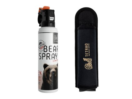 Balíček DUO TETRAO - Bear spray 150 ml + puzdro (150 ml, 200 ml)