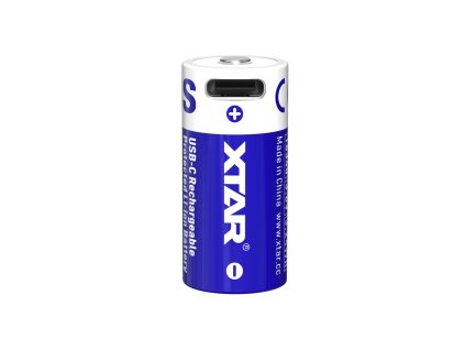 XTAR 16340 900mAh Li-ion 3,6V 2,7A USB-C