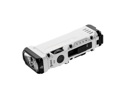 Wuben X4 1500 lm Duálna EDC baterka s RGB + magnetom White Biela