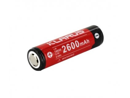 Klarus -  Akumulátor KLARUS 18650 - 2600mAh 3,7V, Button Top, s ochranou