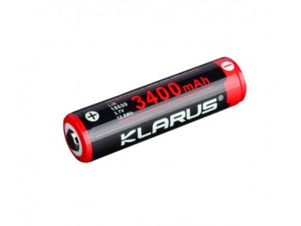 Klarus -  Akumulátor KLARUS 18650 - 3400mAh 3,7V, Button Top, s ochranou