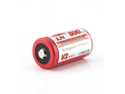 EFEST IMR18350 V2 (Li-Mn) 800 mAh, BUTTON, bez ochrany