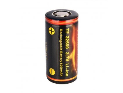 Trustfire -  Akumulátor TRUSTFIRE - 32650, 6000 mAh, Flat Top, s ochranou, 3.6 - 3.7V