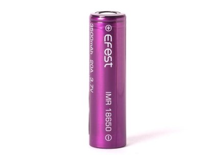 EFEST IMR18650 3500mAh Li-ion 3,7V 20A Flat Top bez ochrany