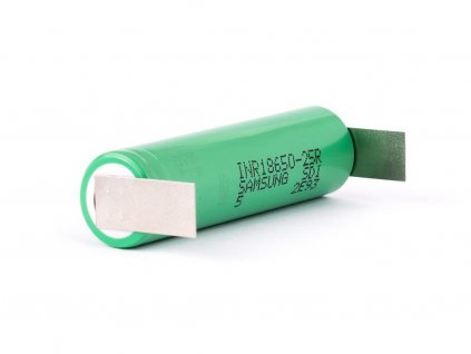 SAMSUNG 18650 INR18650-25R 2500 mAh Li-ion 3,7V 20A  bez ochrany + Výstup U