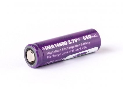 Efest -  Akumulátor EFEST IMR14500 - 650 mAh, Flat Top, 3.7V, bez ochrany, 6.5A