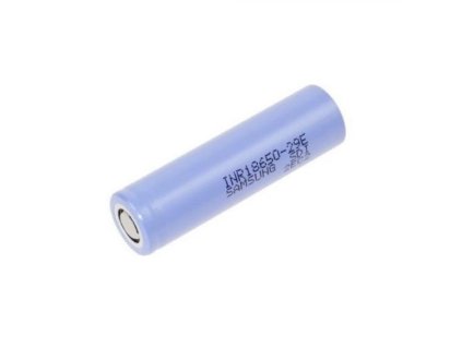 SAMSUNG SDI 18650 INR18650-29E 2900 mAh  Li-ion 3,7V  bez ochrany 10A flat top