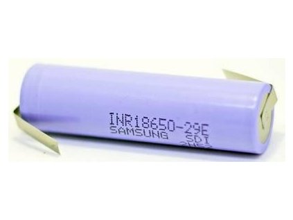 SAMSUNG SDI 18650 INR18650-29E 2900 mAh 3.7V Li-ion bez ochrany 10A + Výstup U