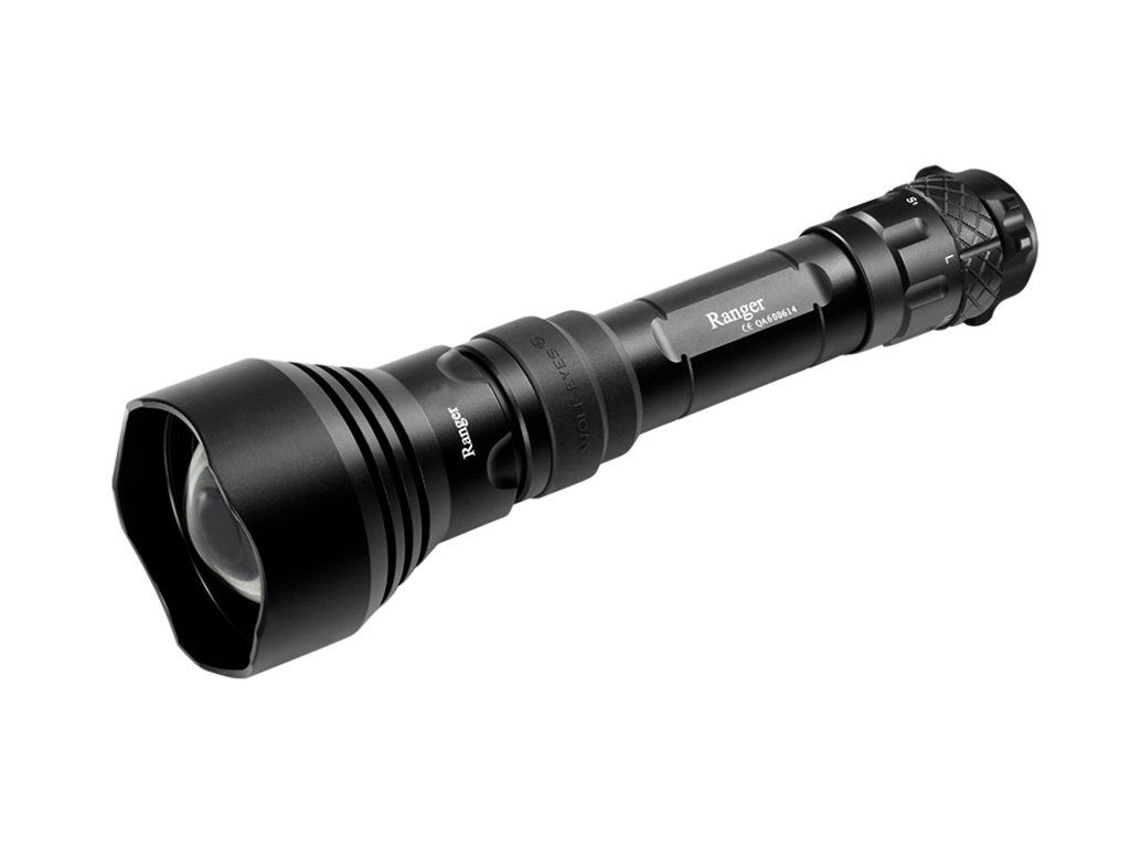 Wolf-Eyes Ranger 56 Pro V.2026 baterka s otočným taktickým spínačom Pro Cap a diaľkovou tlakovou spúšťou