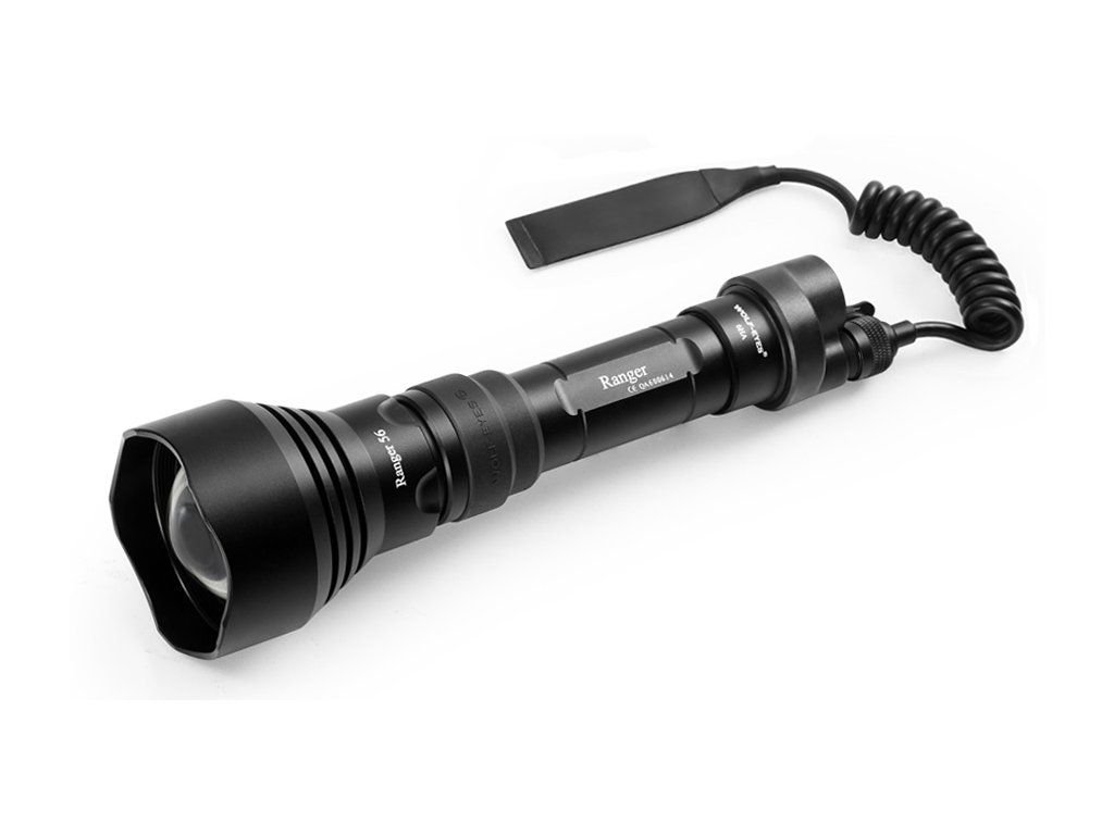 Wolf-Eyes Ranger 56 HF V.2026 LED baterka 2000 lm s veľkou hlavou 5,6 cm a diaľkovou tlakovou spúšťou