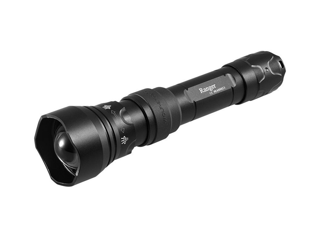 Wolf-Eyes Ranger Ultra V.2026 praktik set – 6-režimová baterka 2000 lm s akumulátorom 18650 a nabíjačkou