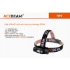 LED Čelovka Acebeam H60, CRI> 97 (Plné farebné spektrum), Denná biela
