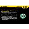 Nitecore NL166 16340 — detail štítku s technickými parametrami a kapacitou