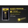 NITECORE NL1823 18650 2300 mAh Li-ion 3,7V button top 8,5 Wh