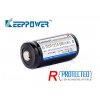 Keeppower RCR123A R Serie 650mAh 3 6V 3 7V 16340 5A