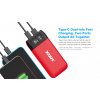 Rýchla USB nabíjačka/ powerbank XTAR PB2S na Li-ion akumulátory - Čierna - Čierna