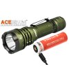 LED Baterka Acebeam Defender P17 + 1x IMR 21700 5100mAh 3,6V USB-C nabíjateľný - Čierna