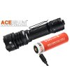 LED Baterka Acebeam Defender P17 + 1x IMR 21700 5100mAh 3,6V USB-C nabíjateľný - Čierna