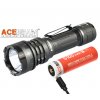 LED Baterka Acebeam Defender P17 + 1x IMR 21700 5100mAh 3,6V USB-C nabíjateľný - Čierna