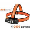 LED Čelovka Acebeam H50 2.0 +1x Li-ion aku. Acebeam IMR 18650 3100mAh 15A 3,6V, USB-C nabíjateľná