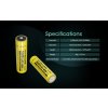 Nitecore NL1836 3600mAh Li-ion 3,6V 12,96 Wh 3A