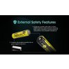 NITECORE 18650 NL1836R 3600mAh Li-ion 3,6V 12,96 Wh USB-C charging port