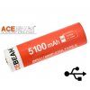 ACEBEAM IMR21700 5100mAh 15A 3,7V s USB-C nabíjaním, chránený