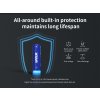 Nabíjací akumulátor XTAR 18650 3600mAh Li-ion 3.7V Button Top s ochranou 10A. Viacnásobné ochrany proti nadmernému nabitiu, nadmernému vybitiu a skratu