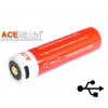 Acebeam IMR18650 3100mAh 15A s USB-C 3,6V chránený