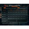 Technical Parameters Fenix HM75R Topaz — tabuľka technických parametrov 1600lm profi nabíjateľnej čelovky